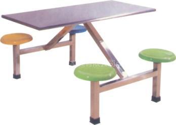 不銹鋼四人餐桌